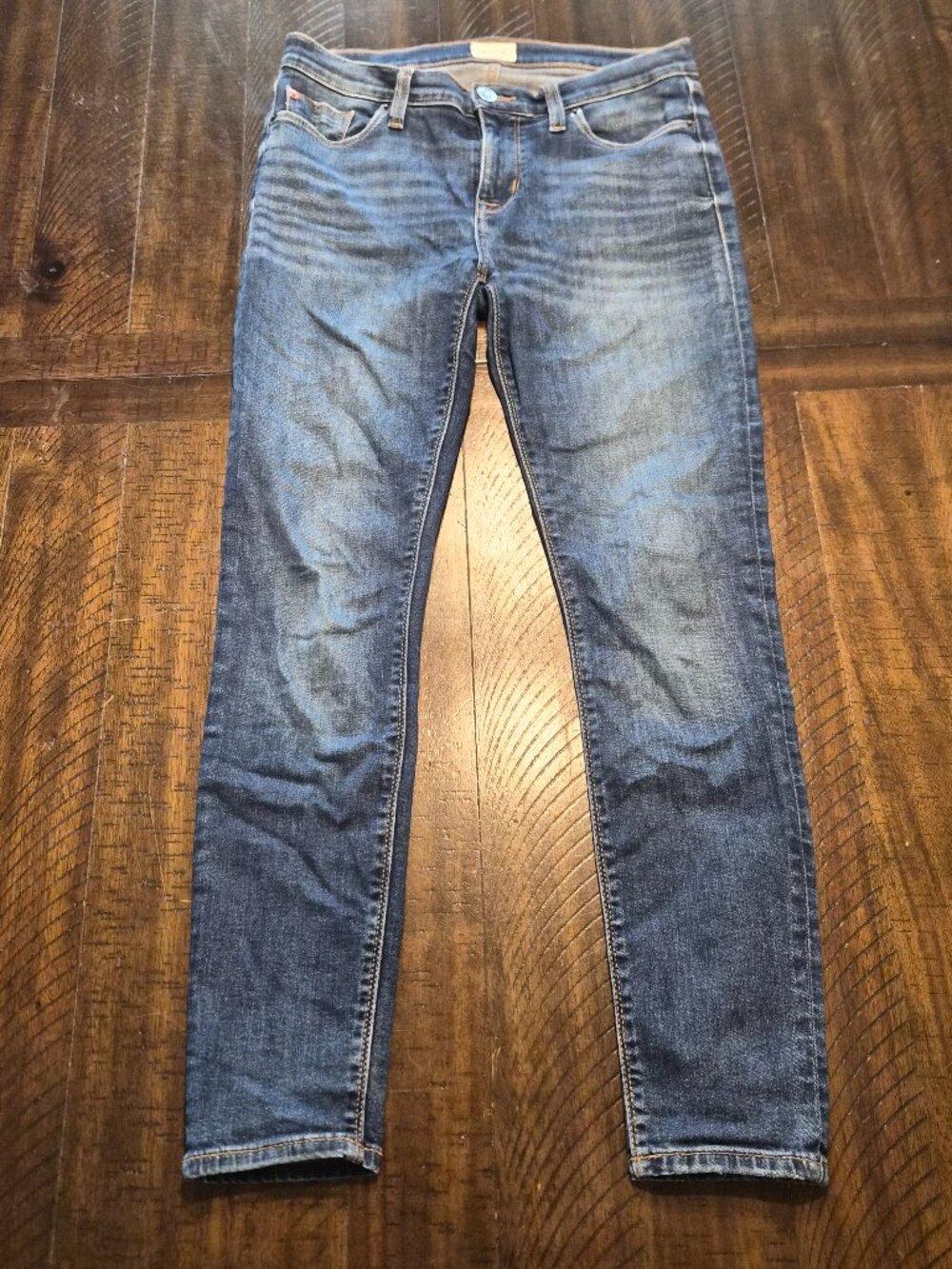 Hudson Womens Krista Super Skinny Jeans Size Blue Size 28 Stretch EUC G871